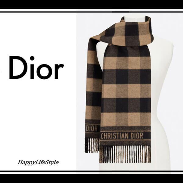 やさしい気持ち◇CheckNDior ストール◇Dior   201020C04